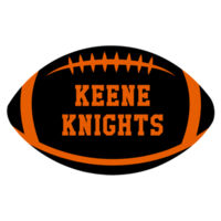 4" Keene Knights Football Car Decal Design