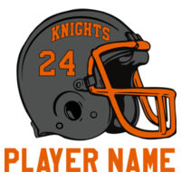 4" Keene Knights Personalized Helmet Car Decal Design