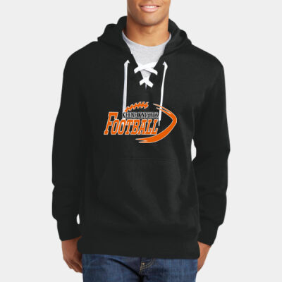 Adult Lace Up Pullover Hooded Sweatshirt Thumbnail