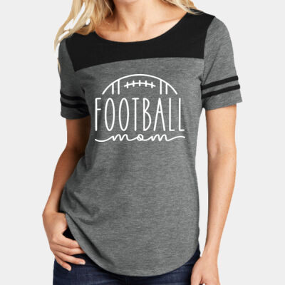 Ladies PosiCharge ® Tri Blend Wicking Fan Tee Thumbnail